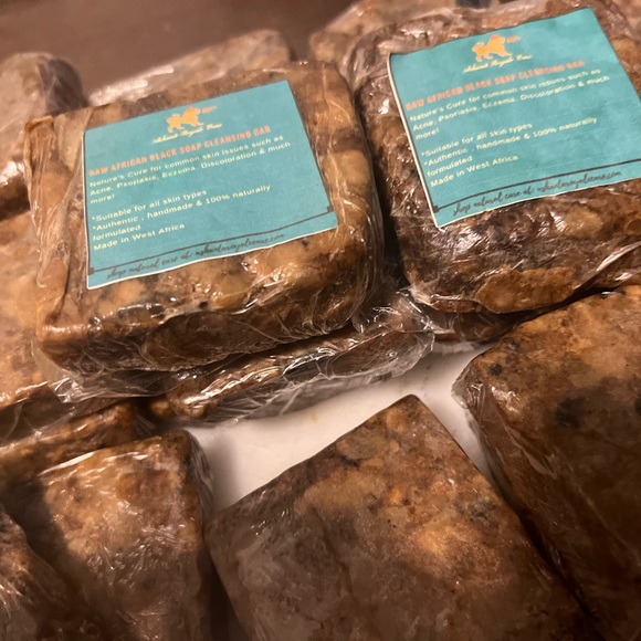 Raw African Black Soap - Picture 2 of 4